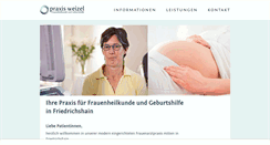 Desktop Screenshot of praxis-weizel.de